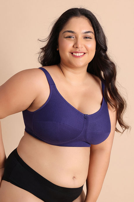 Zivame True Curv Double Layered Non Wired Full Coverage Super Support Bra - Blue Ribbon — image 2